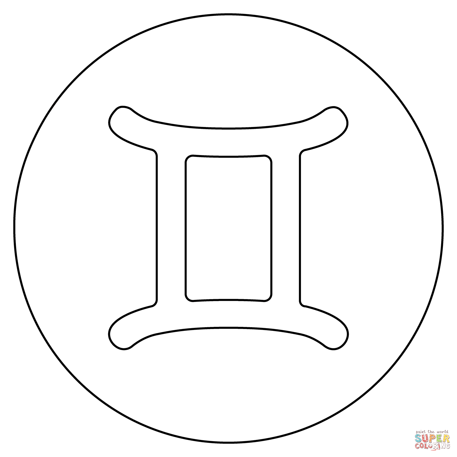 Gemini emoji coloring page free printable coloring pages