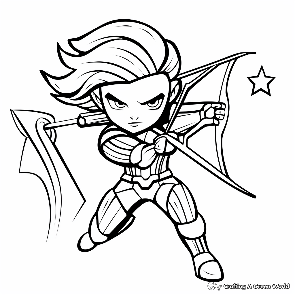 Sagittarius coloring pages