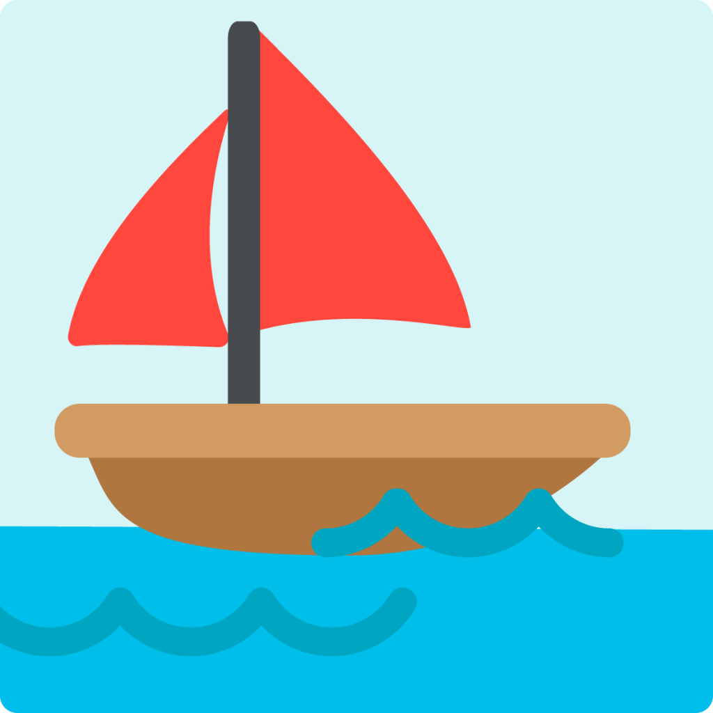 Sailboat emoji