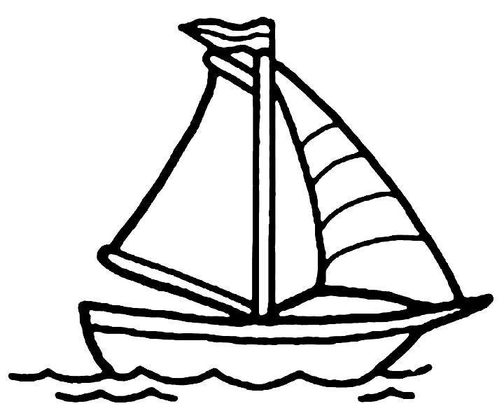 Boat coloring pages printable for free download