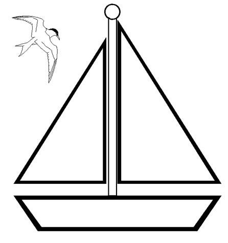 Pythagorean theorem with sailboats sailboat coloring pages sailboat craft