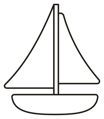 Sailboat coloring page free printable coloring pages