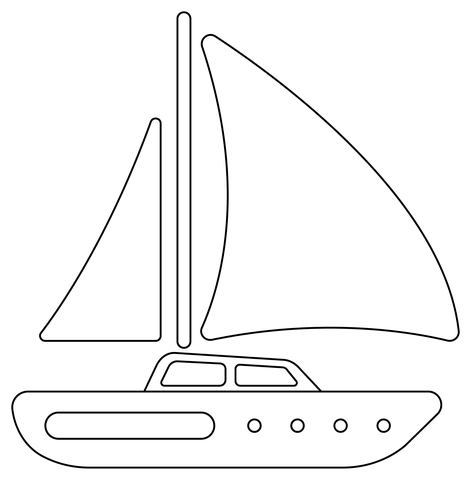 Sailboat coloring page free printable coloring pages