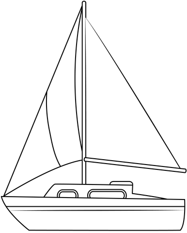 Sailboat coloring page free printable coloring pages