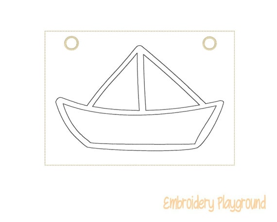 Sailboat coloring page embroidery design ith embroidery design reusable coloring page