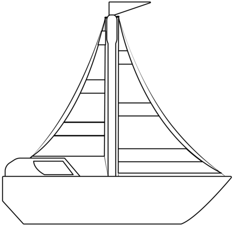 Sailboat coloring pages free coloring pages