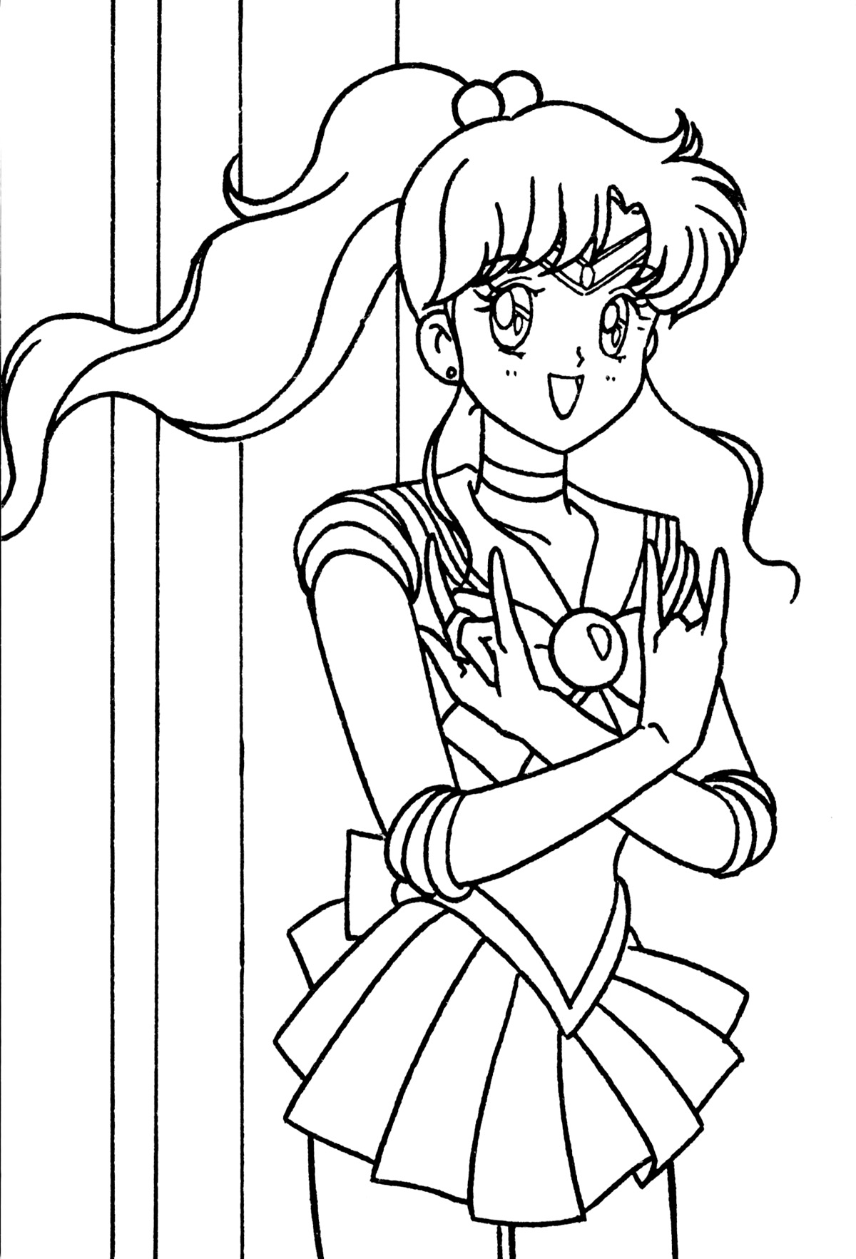 Tsuki matsuri the sailormoon coloring book archive