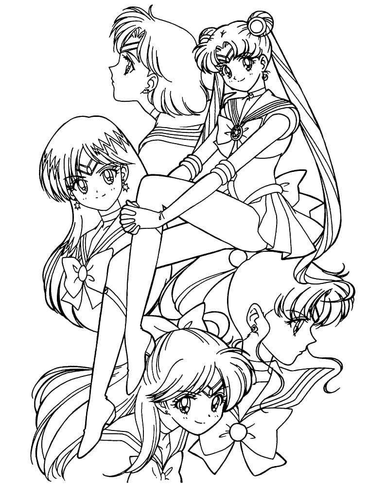 Sailor moon coloring pages