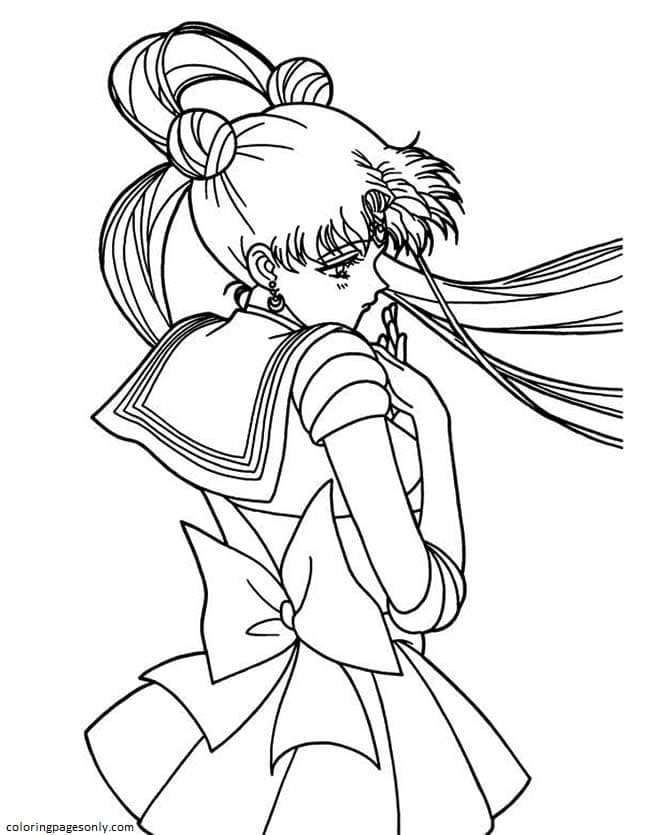 Sailor moon coloring pages printable for free download