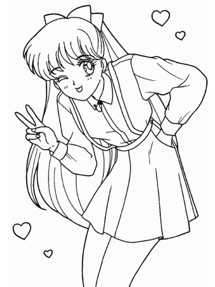 Sailor moon coloring pages