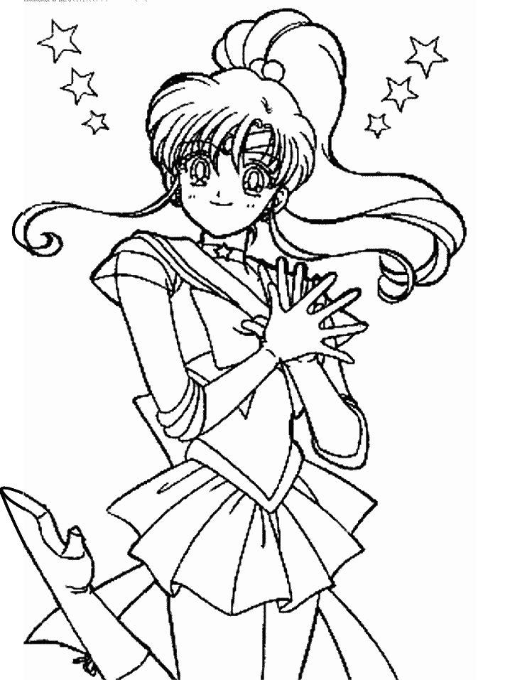 Sailor moon coloring pages