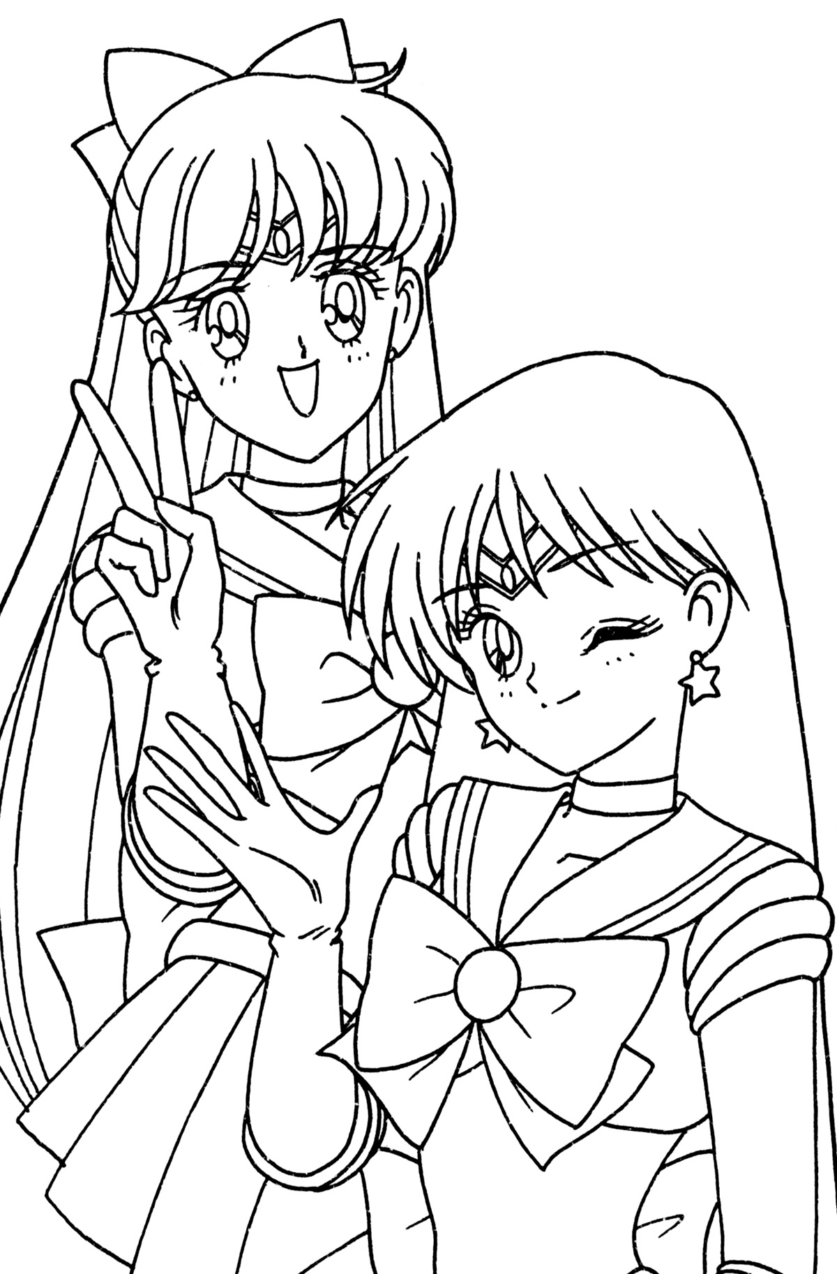 Tsuki matsuri the sailormoon coloring book archive