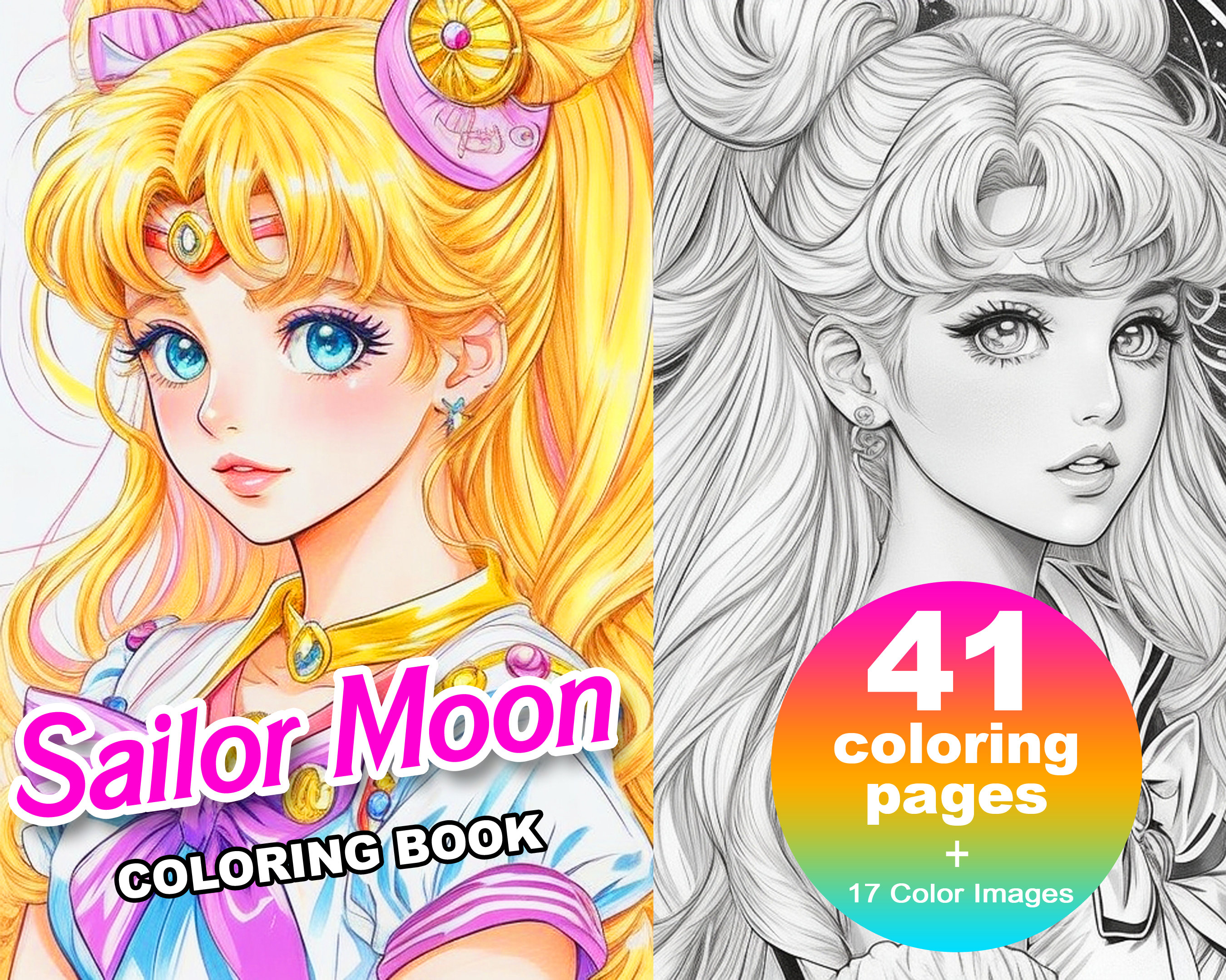 Sailor moon coloring