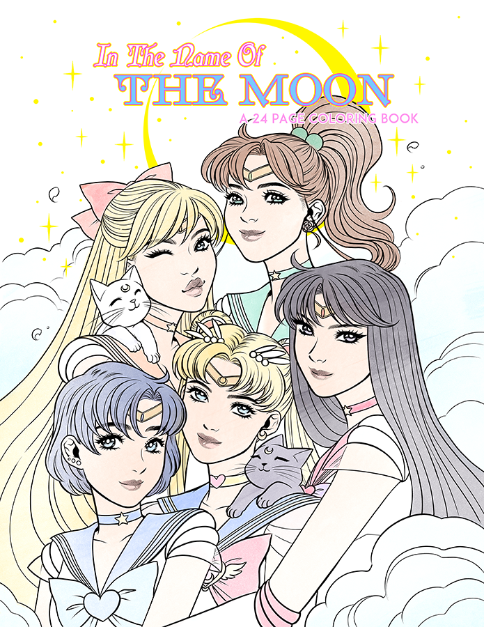 Jen bartel on x ive made pages from my sailor moon coloring book free to download for those who want a fun activity while practicing social distancing especially parents with kids