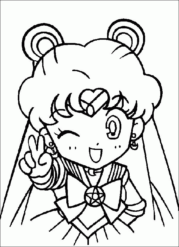 Sailor moon coloring pages