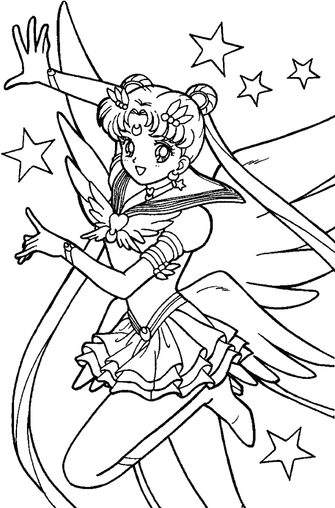 Sailor moon coloring pages