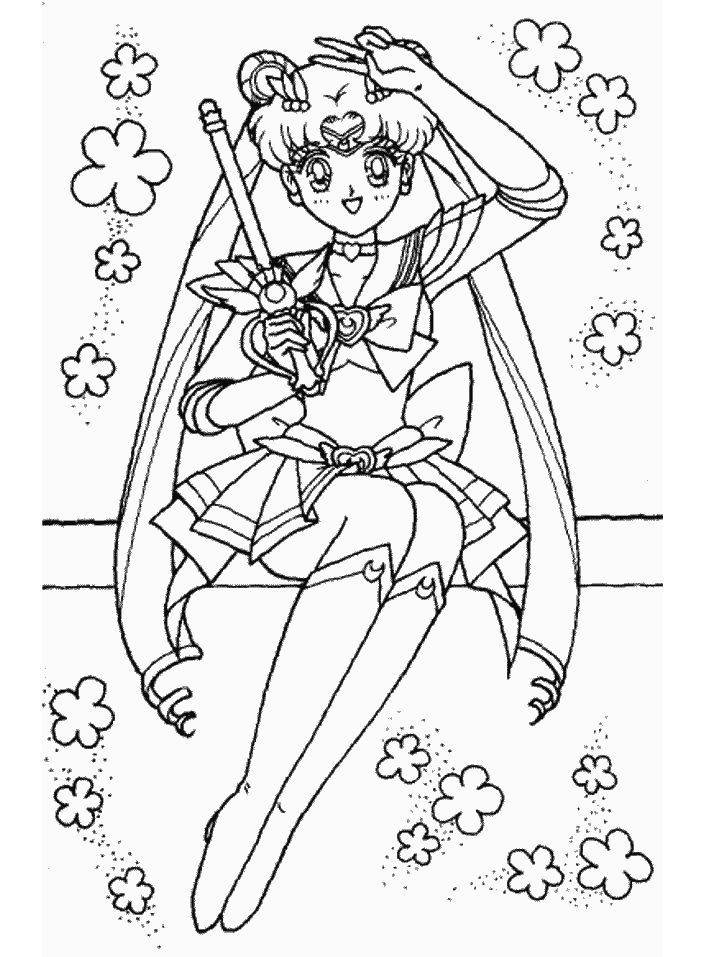 Free printable sailor moon coloring pages for kids sailor moon coloring pages moon coloring pages cartoon coloring pages