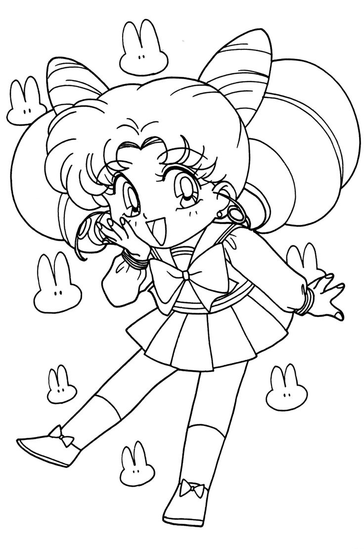 Moon coloring pages sailor moon coloring pages chibi coloring pages