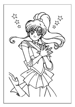 Printable sailor moon coloring pages for kids perfect for fans of all ages pdf