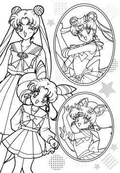 Free printable sailor moon coloring pages