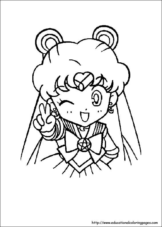 Sailor moon coloring