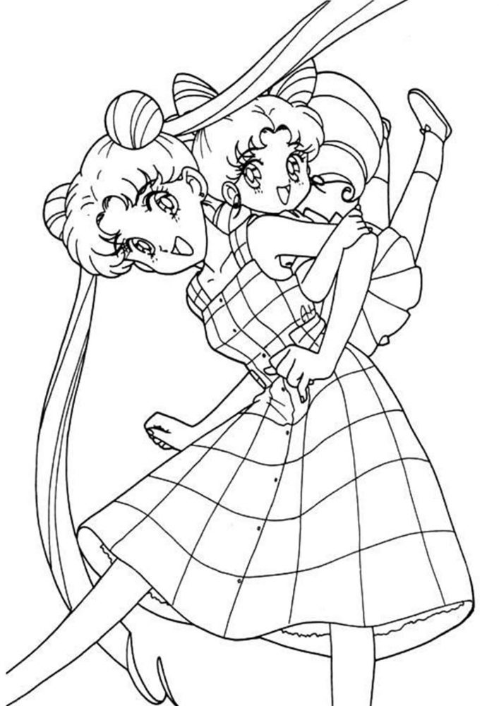 Free easy to print sailor moon coloring pages