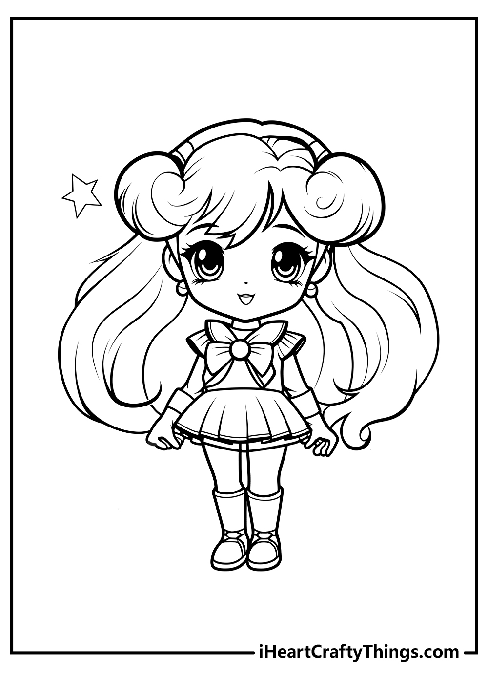 Sailor moon coloring pages free printables