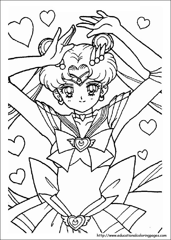 Sailor moon coloring