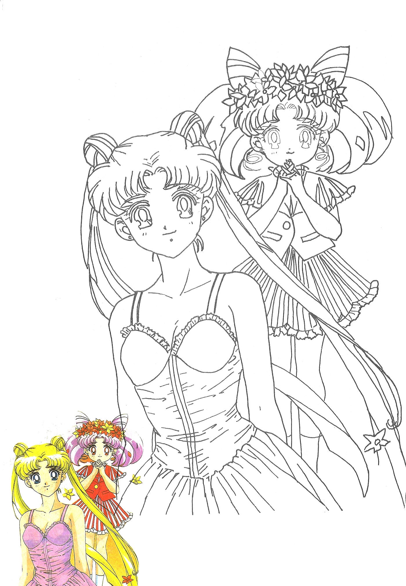 Sailor moon coloring pages â avane shop