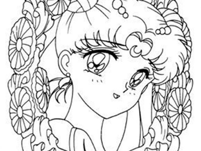 Free easy to print sailor moon coloring pages