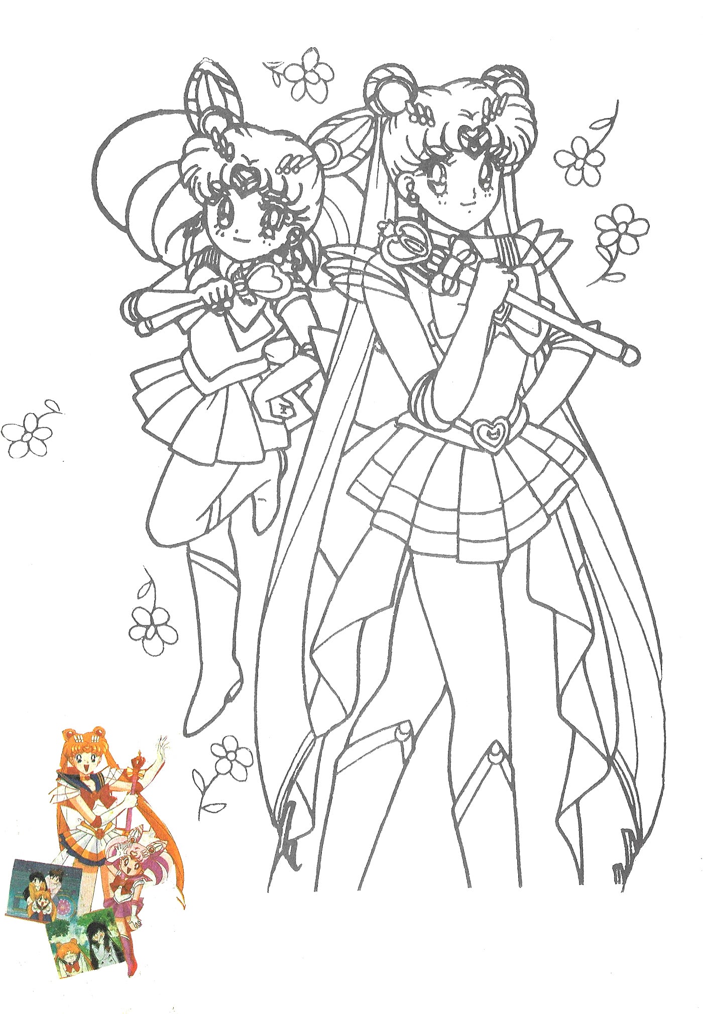 Sailor moon coloring pages â avane shop