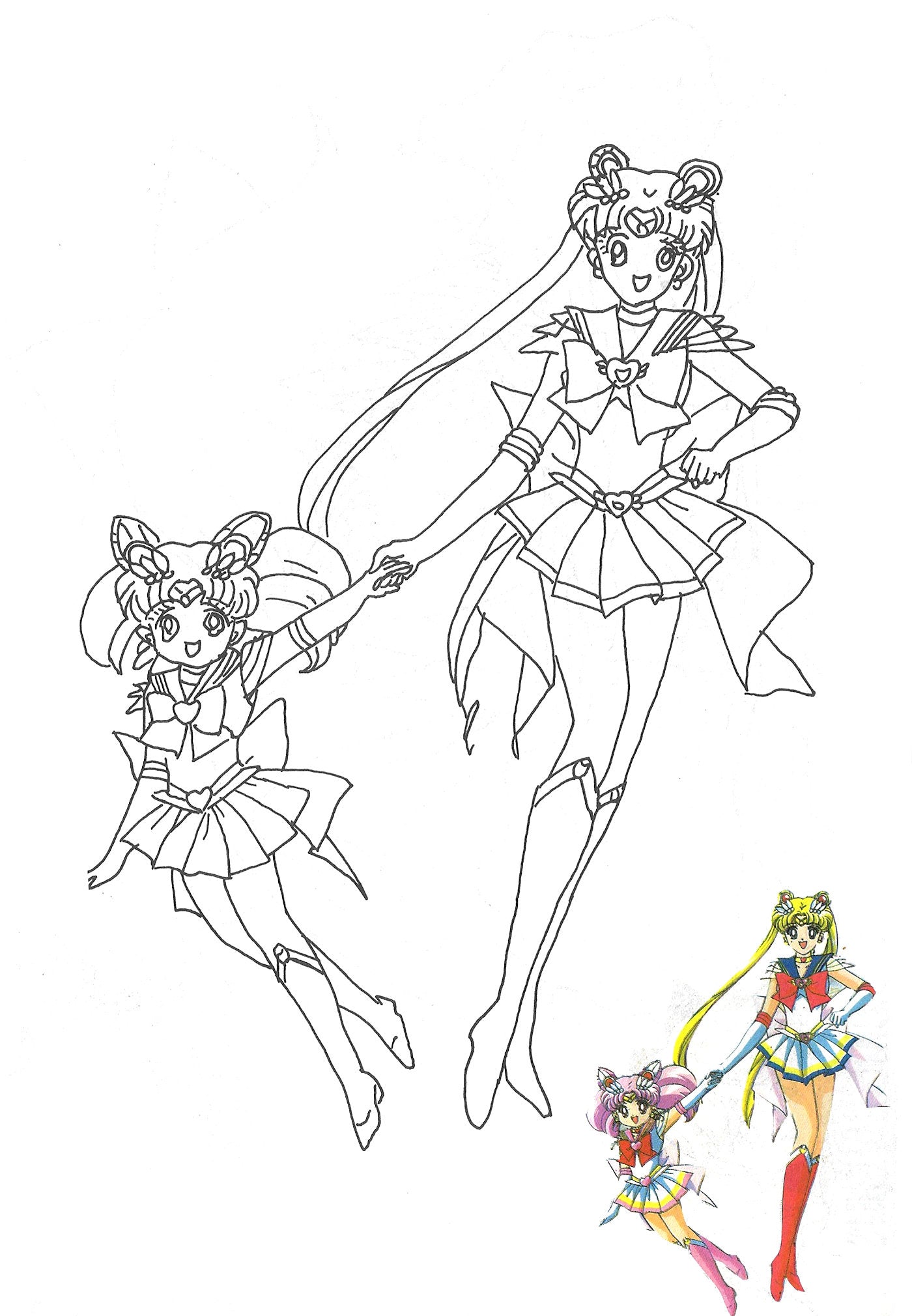 Sailor moon coloring pages â avane shop