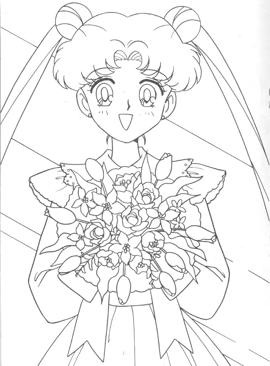 Sailor moon coloring book serial scans