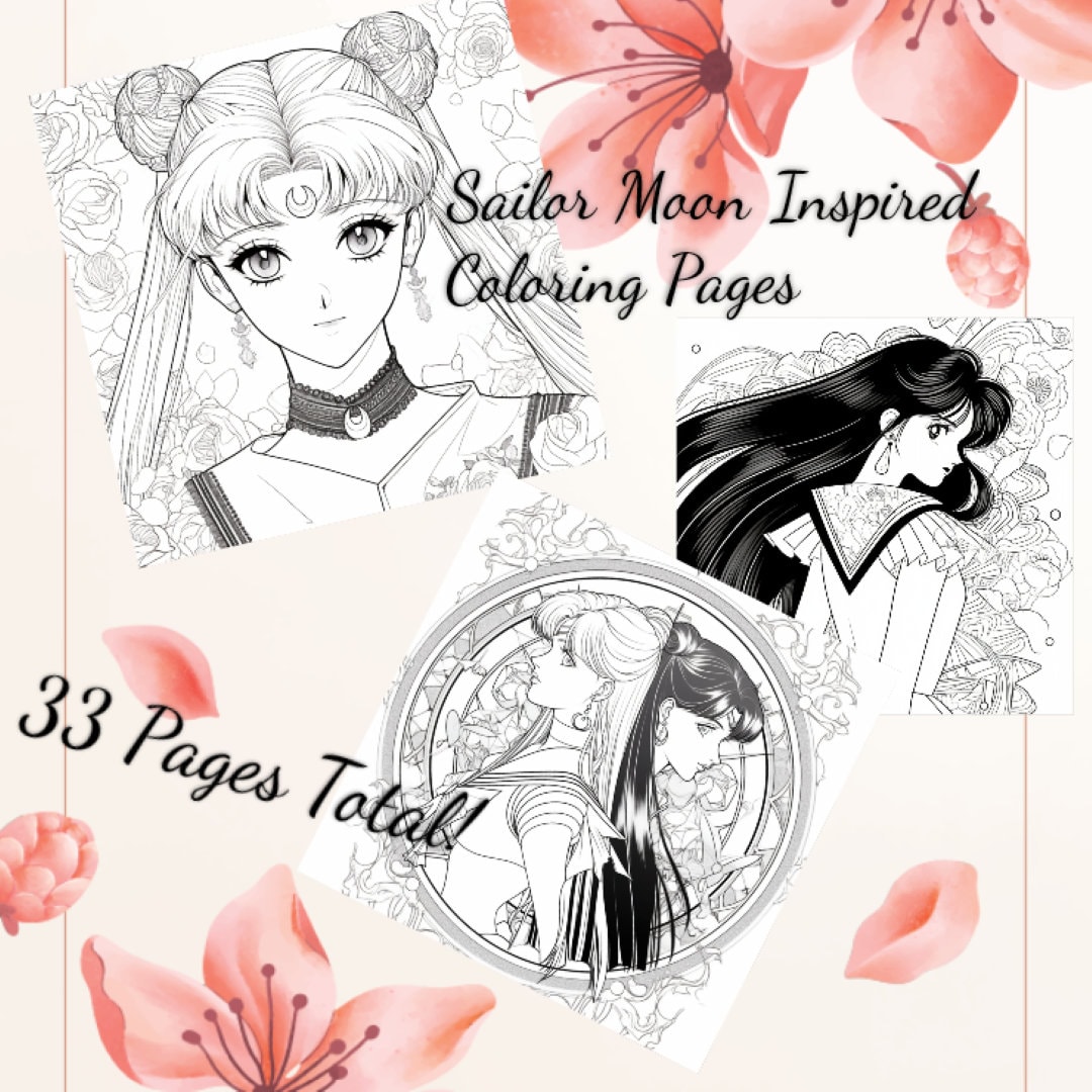 Sailor moon coloring page