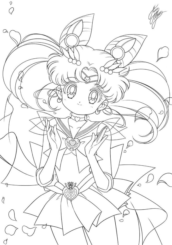 Coloring pages of sailor moon download and print for free