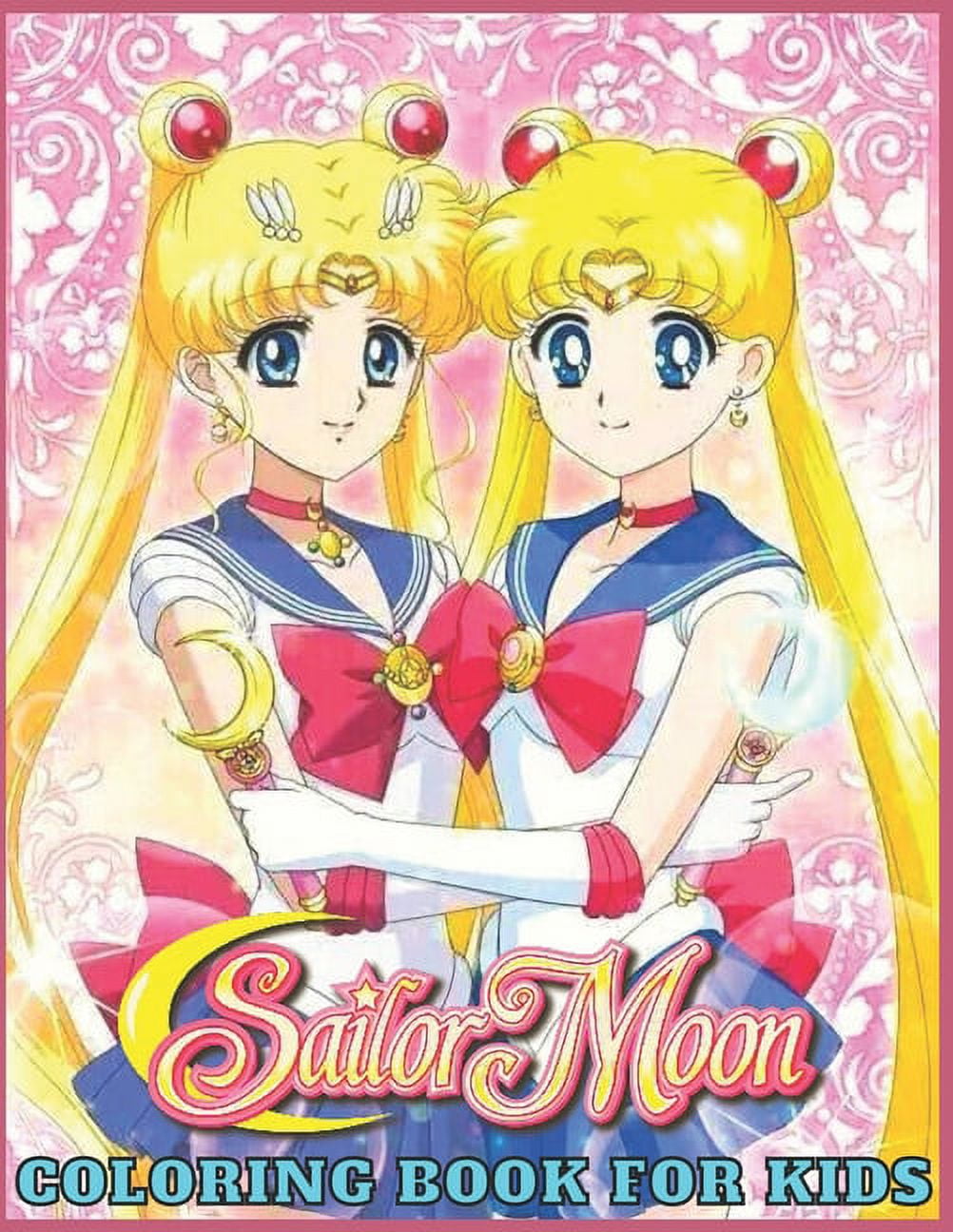 Sailor moon coloring book for kids and adults with fun easy and relaxing coloring books for adults and kids