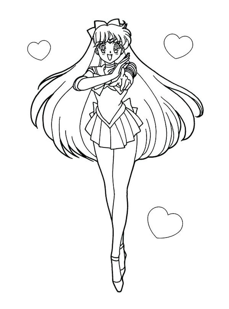 Sailor moon coloring pages pdf