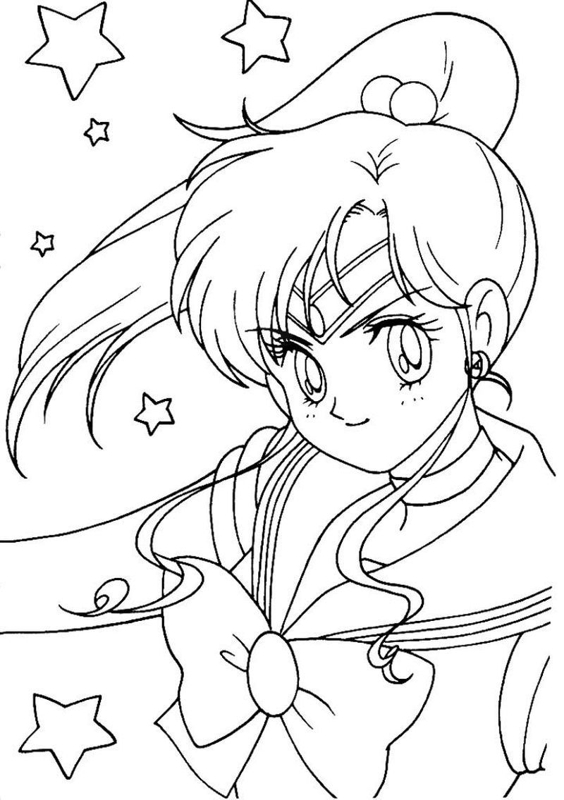 Sailor moon coloring pages pdf