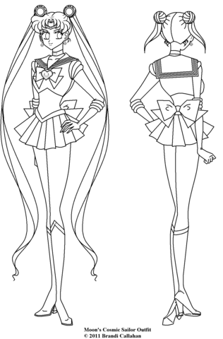 Sailor moon coloring pages free coloring pages