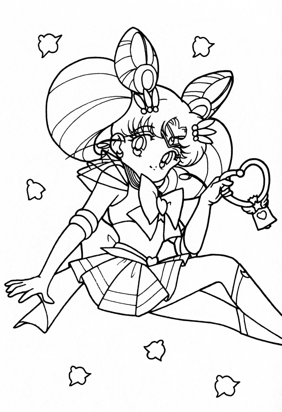 Free printable sailor moon coloring pages for kids