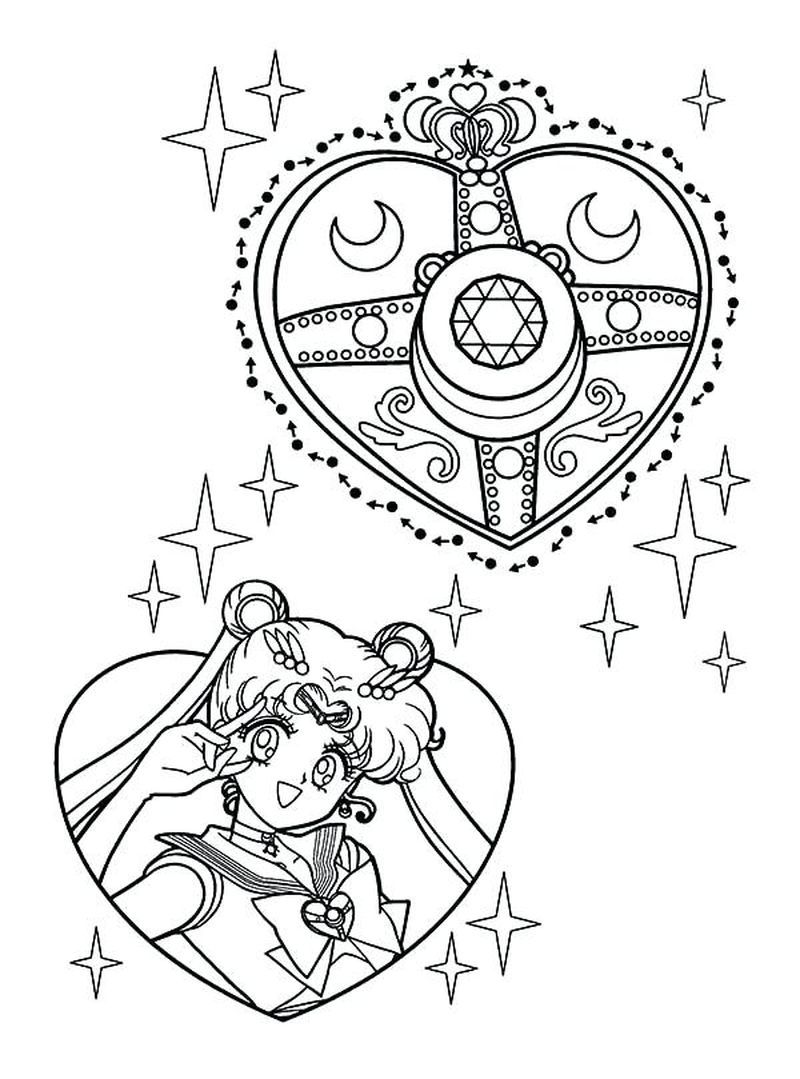 Sailor moon coloring pages pdf