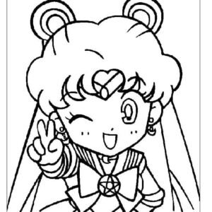 Sailor moon coloring pages printable for free download