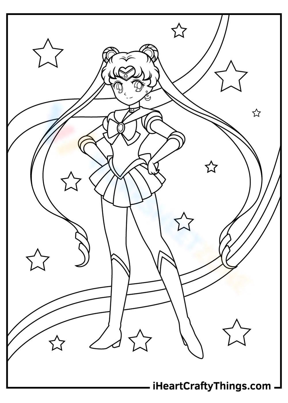 Impressive sailor moon worksheet