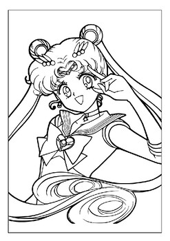 Join the adventure with our printable sailor moon coloring pages collection pdf