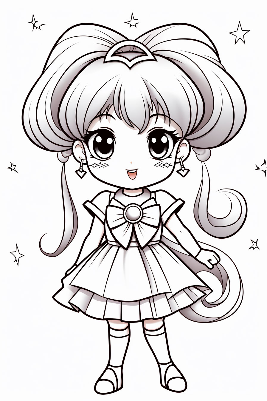 Sailor moon coloring books for children coloring pages