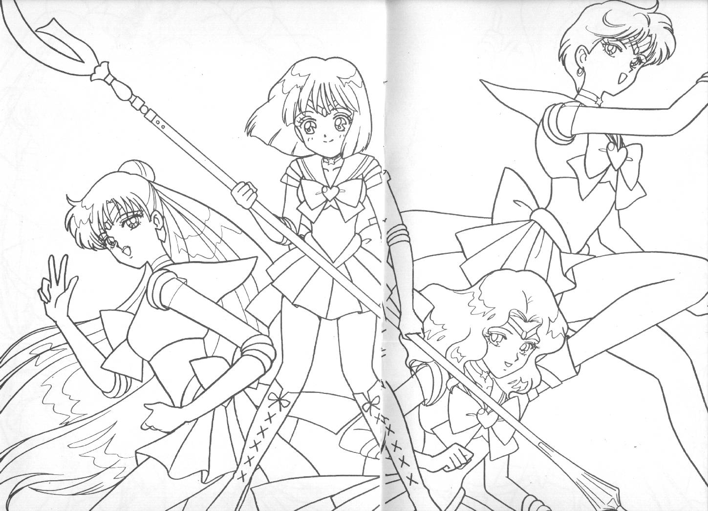 Sailor moon coloring book serial scans