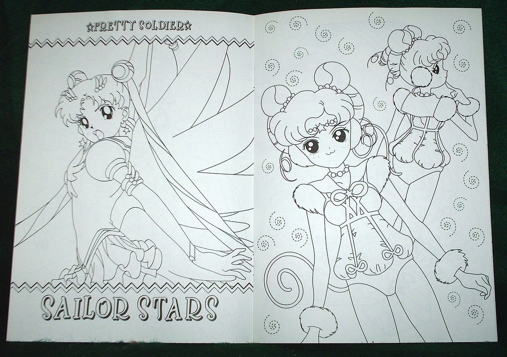 Sailor moon s coloring book pages i of pics to give â
