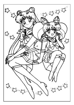 Join the adventure with our printable sailor moon coloring pages collection pdf
