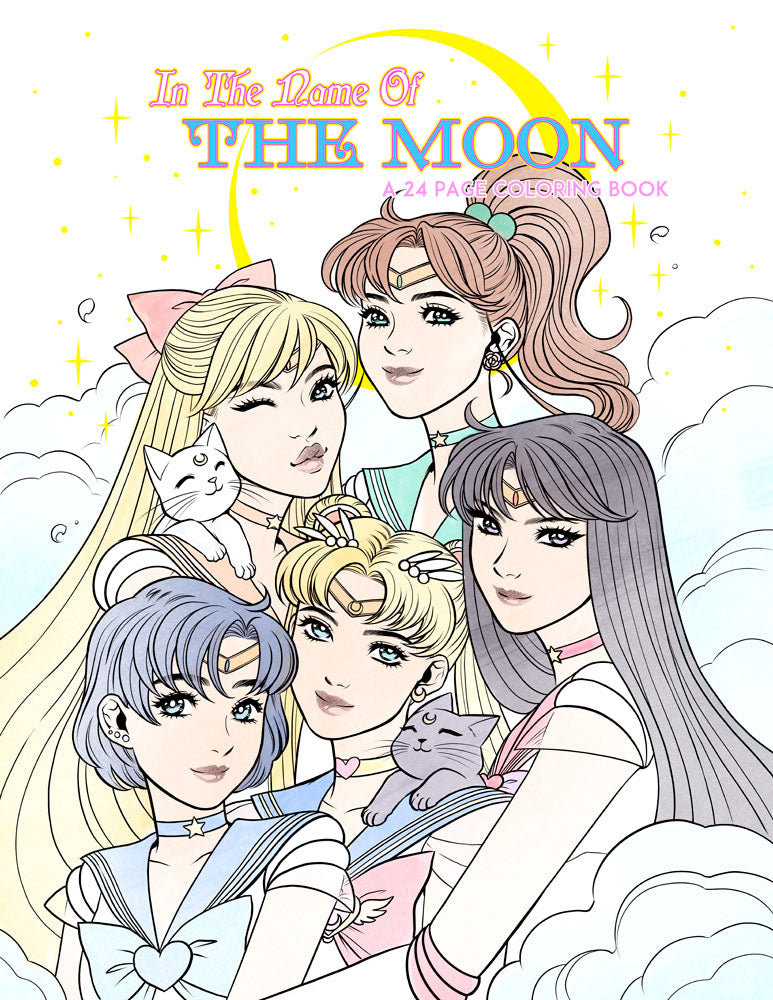 In the name of the moon coloring book â jen bartel