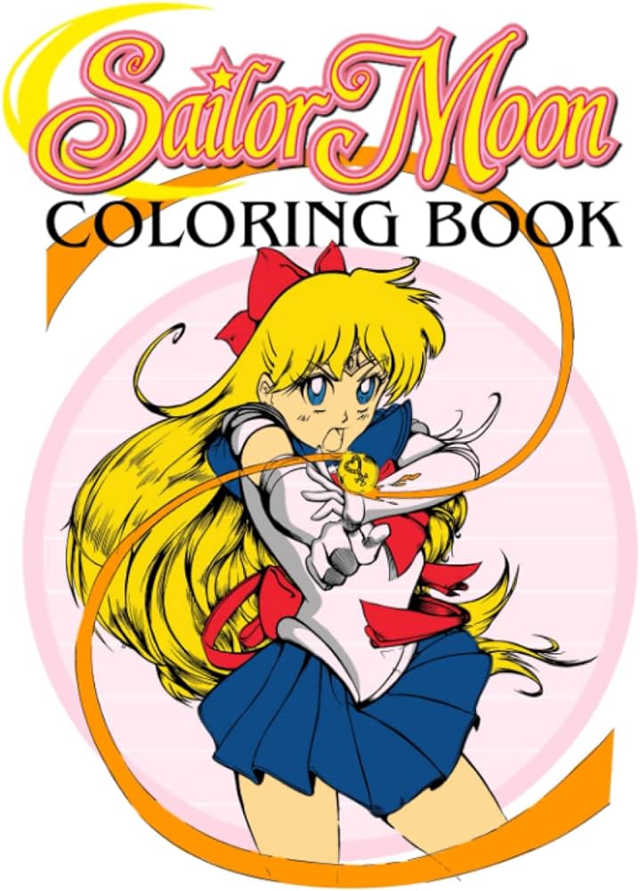 Sailor moon coloring book plenty of fascinating pictures for both adults and kids to enjoy and have fun as long as you love sailor moon queiros afonso books